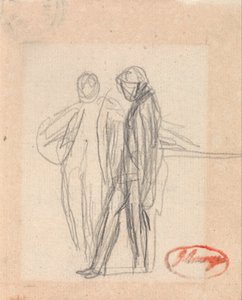Dos figuras de pie de George Romney